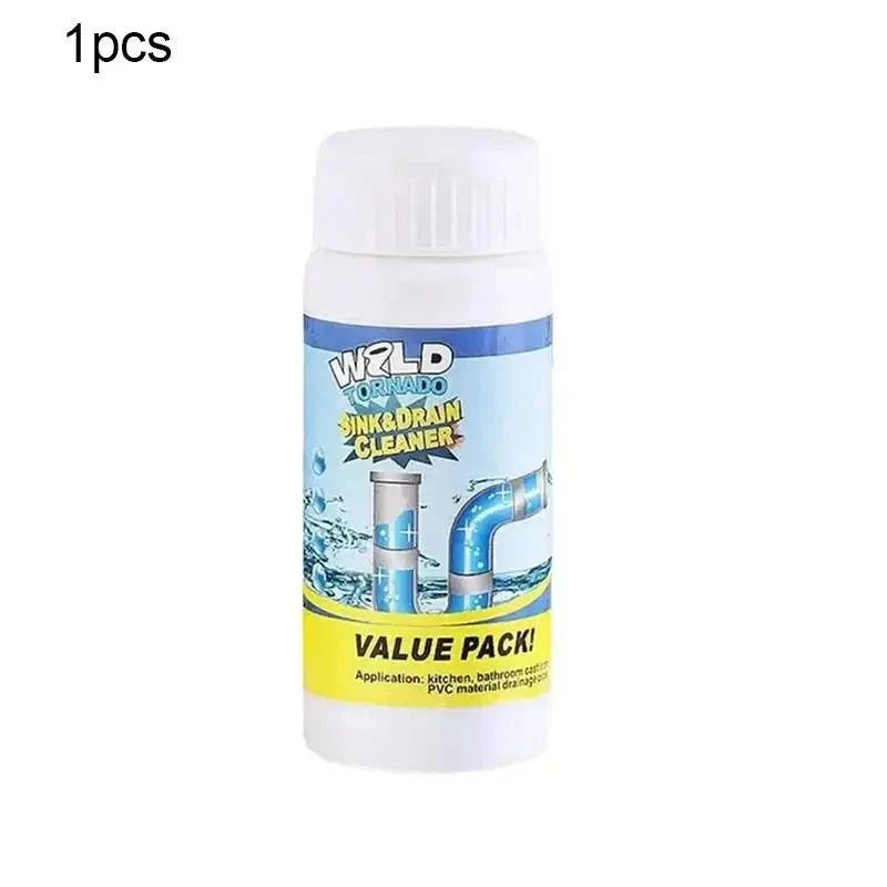 WZLD Sink & Drain Cleaner Powder – Powerful Pipe Unclogging & Odor Remover