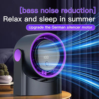 Mini Desktop Circulating Fan – 4 Speed USB Rechargeable Cooling Fan