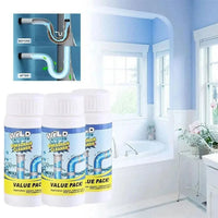 WZLD Sink & Drain Cleaner Powder – Powerful Pipe Unclogging & Odor Remover