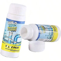 WZLD Sink & Drain Cleaner Powder – Powerful Pipe Unclogging & Odor Remover