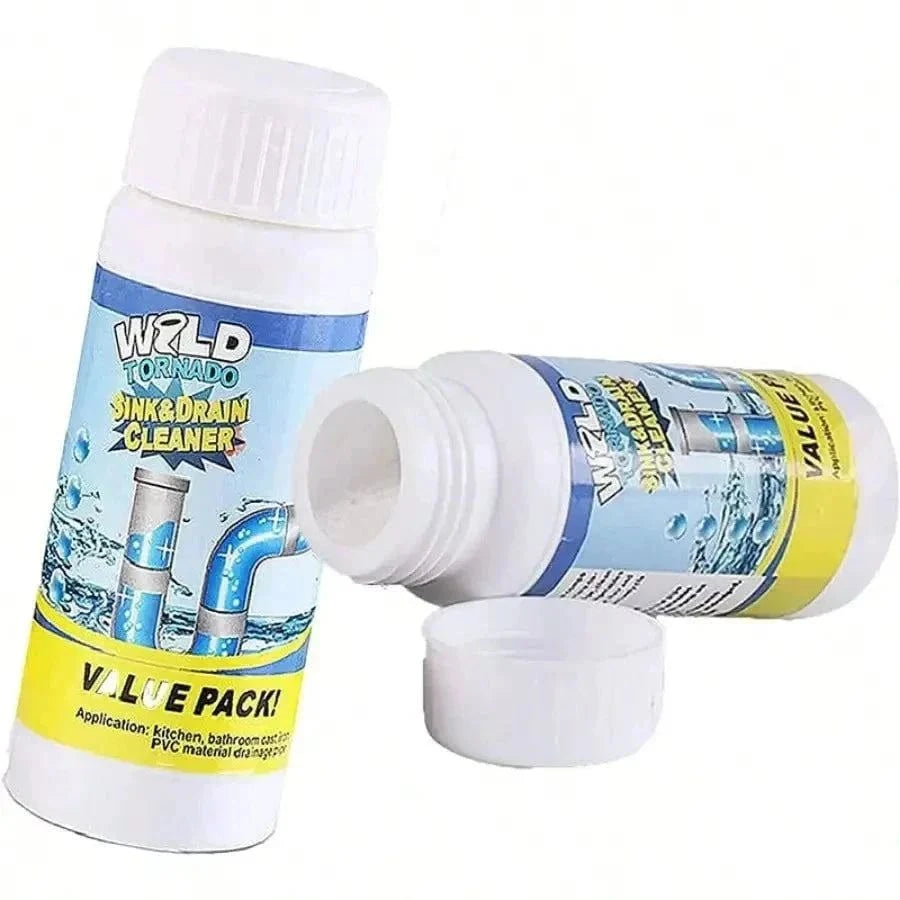WZLD Sink & Drain Cleaner Powder – Powerful Pipe Unclogging & Odor Remover